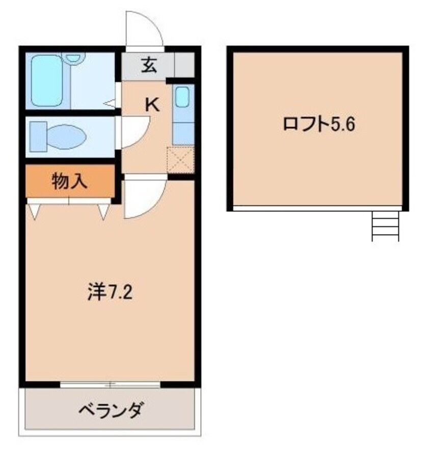 間取図 ソレアード喜代