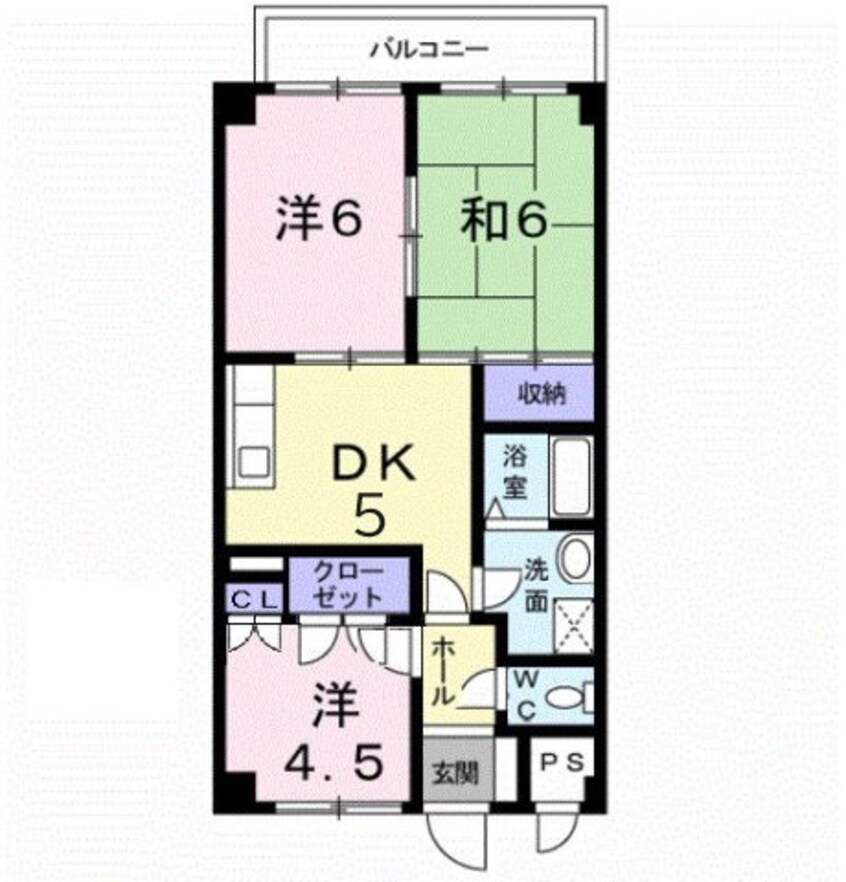 間取図 ハーベスト壱番館