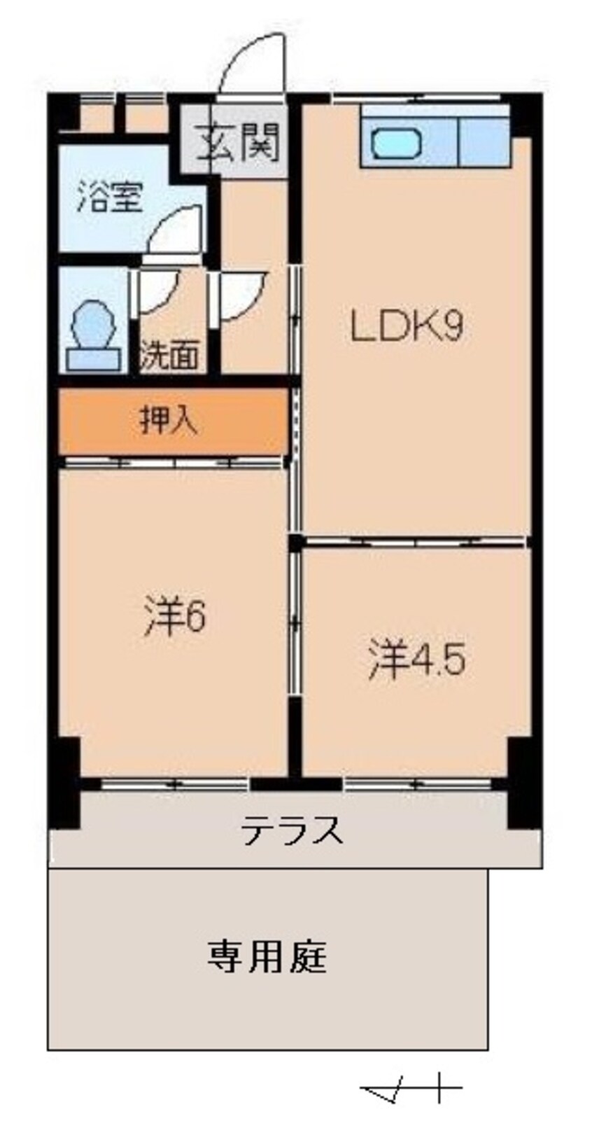 間取図 秋月マンション