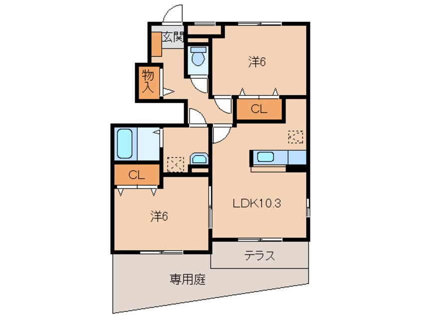 間取図 アスターラビスタⅡ