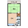 第１城東マンション 1DKの間取り