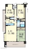 サーパス黒田 3LDKの間取り