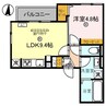 阪和線・羽衣線/和歌山駅 徒歩12分 2階 1年未満 1LDKの間取り