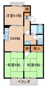 セジュール堀川 3DKの間取り