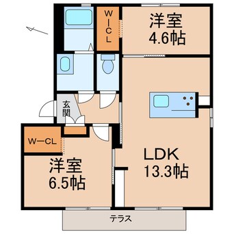 間取図 シャーメゾン打田