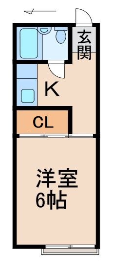 間取り図 コーポニューおおた