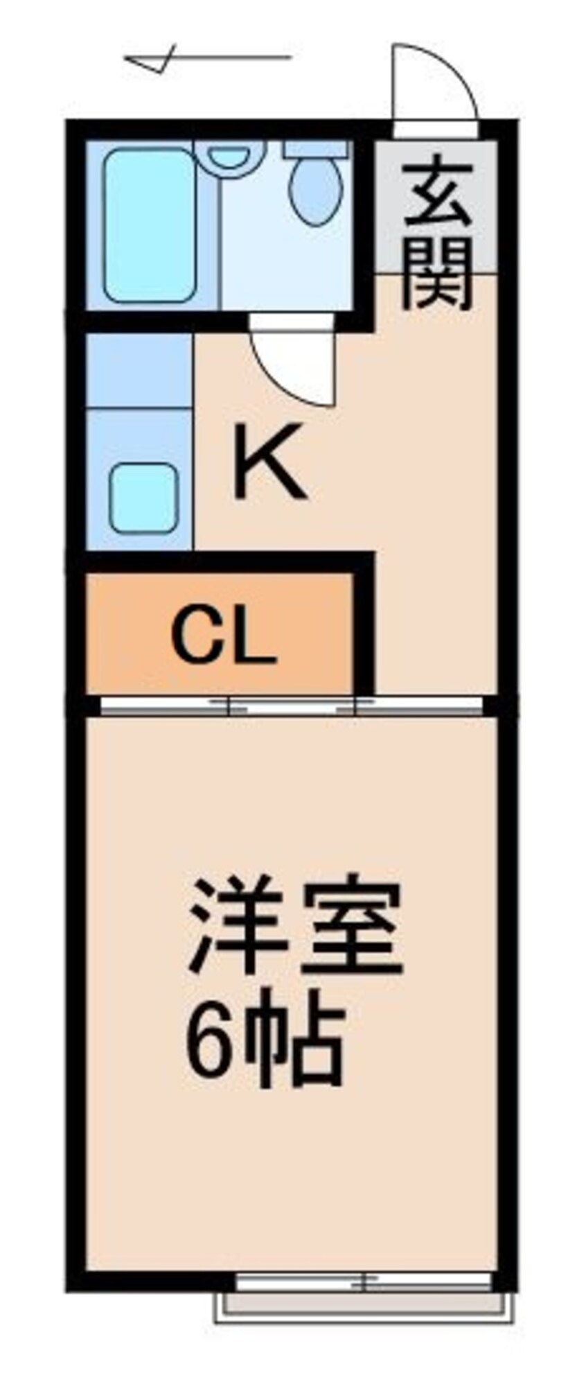 間取図 コーポニューおおた