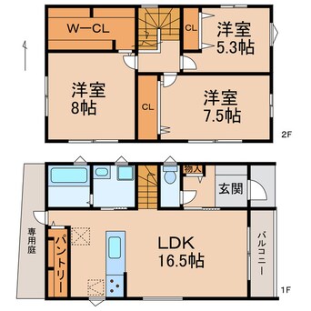 間取図 アルバーロ碧 B号