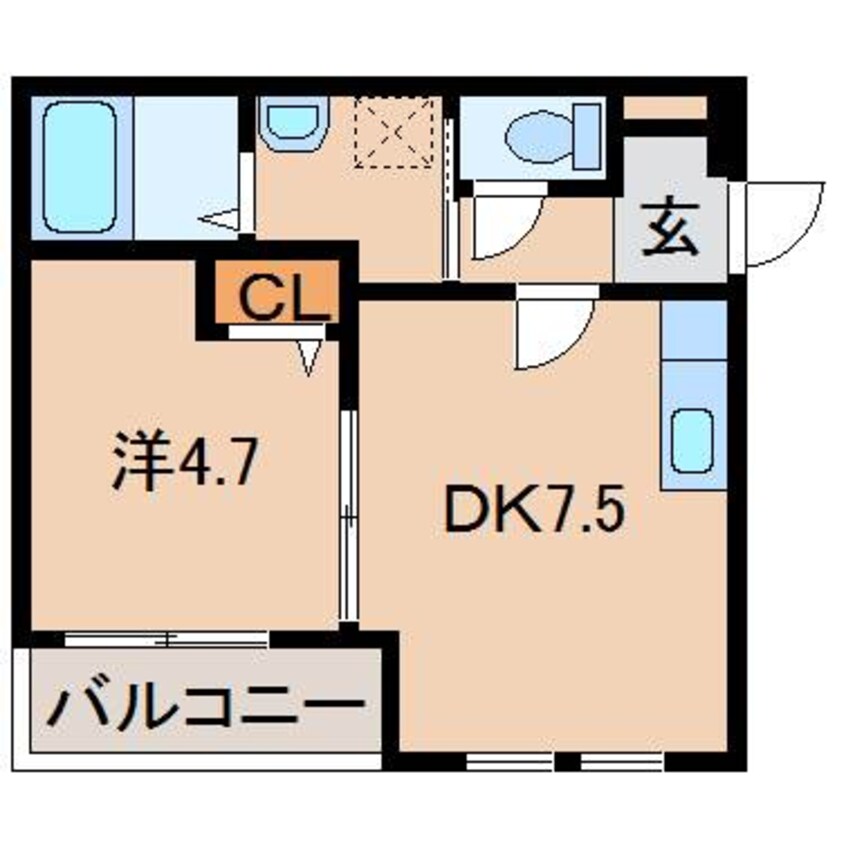 間取図 阪和線・羽衣線/和歌山駅 徒歩7分 1階 築8年