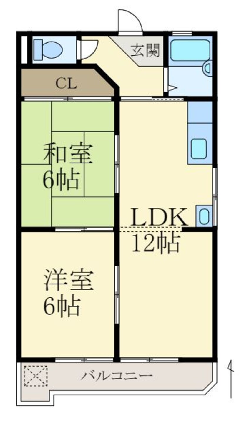 間取図 グランシエル秋月