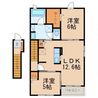 間取図 シャン・ノールⅩⅧ