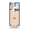 ロイヤルコーポ有本Ｂ棟 1Kの間取り