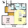 D-room Wood Bell Ⅱ 1LDKの間取り