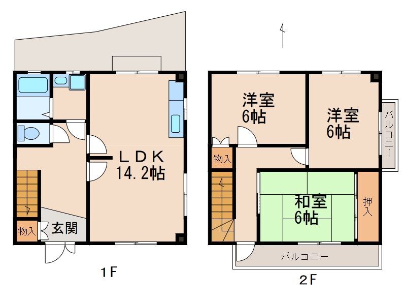 間取り図 小泉コーポⅡ