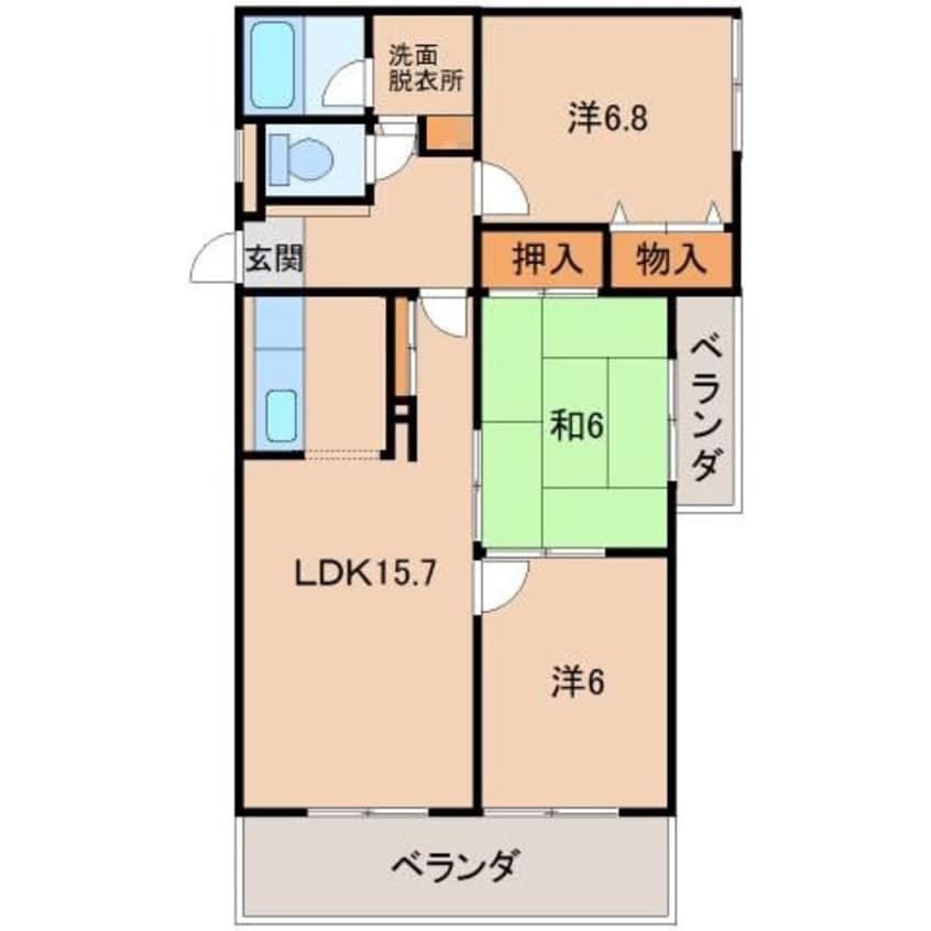 間取図 ハーバルヴィレッジ