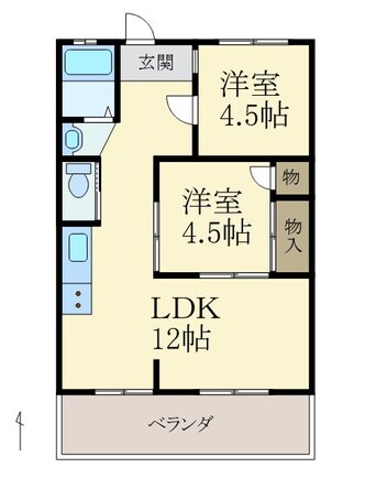 間取図 松里マンション