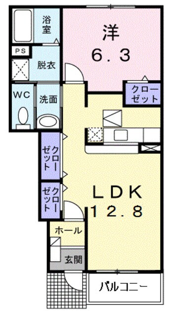 間取図 ノルテ　フロレスタⅠ