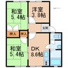 和歌山電鉄貴志川線/竈山駅 徒歩22分 1階 築28年 3DKの間取り