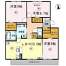 阪和線・羽衣線/和歌山駅 徒歩12分 2階 築12年 3LDKの間取り