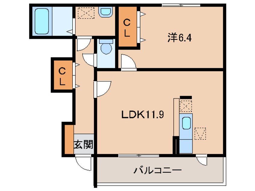 間取図 サニー・レジデンス貴志　Ⅰ