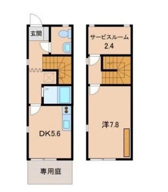 間取図 きのくに線・紀勢本線/紀三井寺駅 バス7分南小雑賀下車:停歩17分 1-2階 築17年