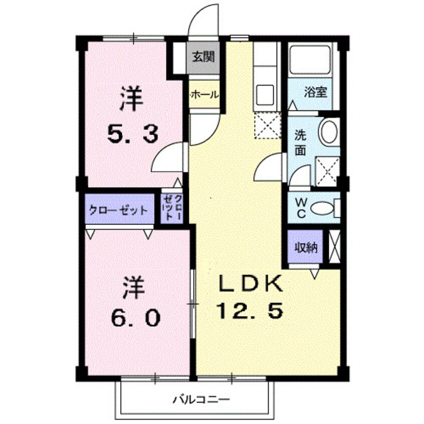 間取図 アシュレ有家