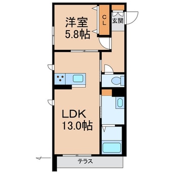 間取図 フォンテーヌ西紺屋