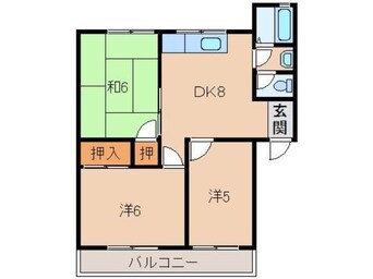 間取図 川端マンション