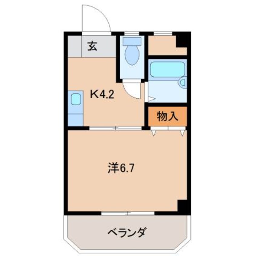 間取図 アンビアンテ田中町