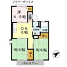 メゾン楠見中 B棟 3DKの間取り