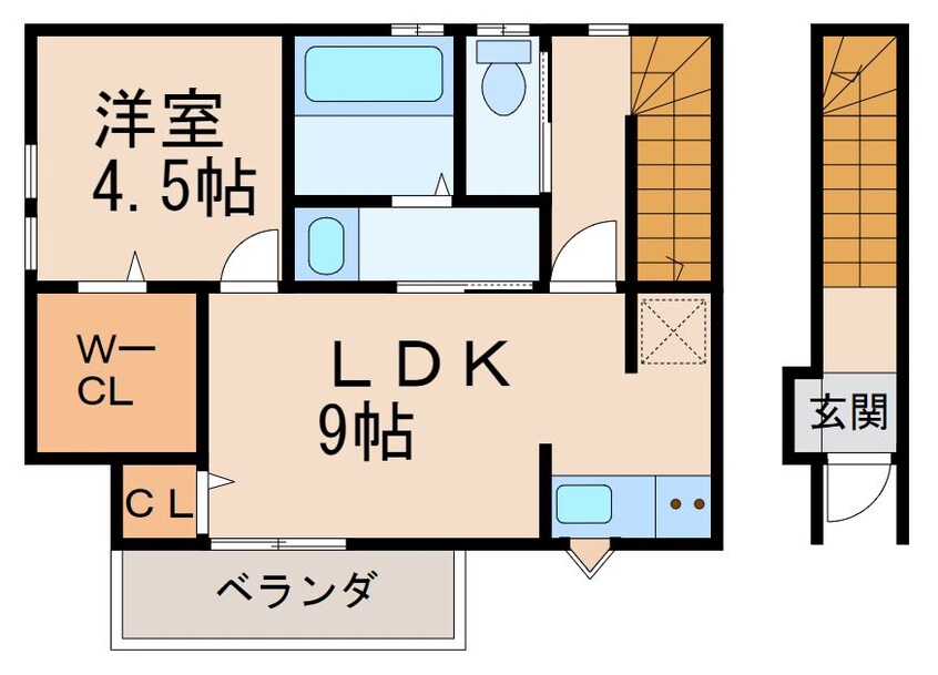 間取図 クラウンハイツ宮前Ⅱ