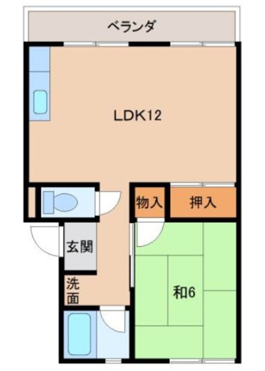 間取図 第２矢田マンション