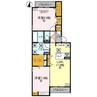 D-ROOM和歌山黒田 2LDKの間取り