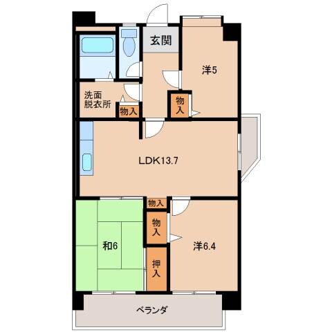 間取り図 グランディール山十