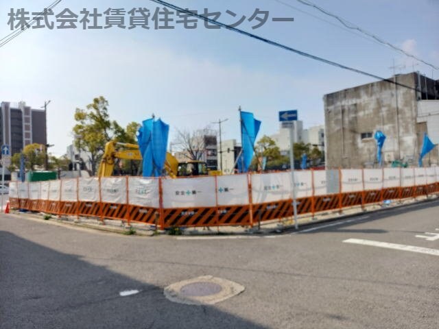 建築中 友田町店舗付き新築マンション