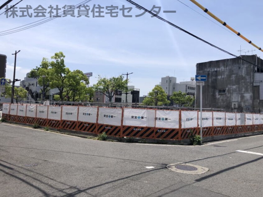 建築中 友田町店舗付き新築マンション