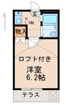 和歌山Part1マンション 1Kの間取り