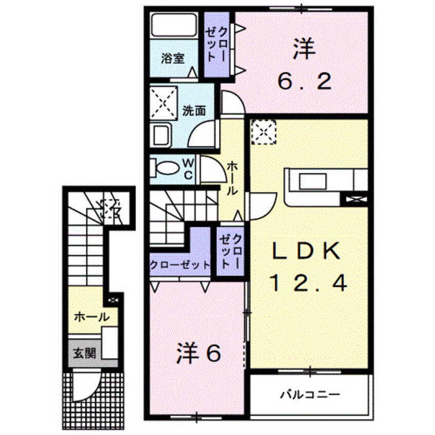 間取図 パミドーリⅠ