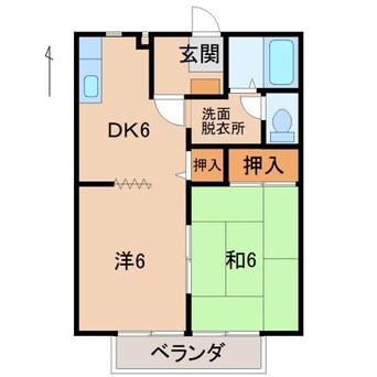 間取図 サンハイツブルーウインド