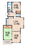 Solis 有家 3LDKの間取り