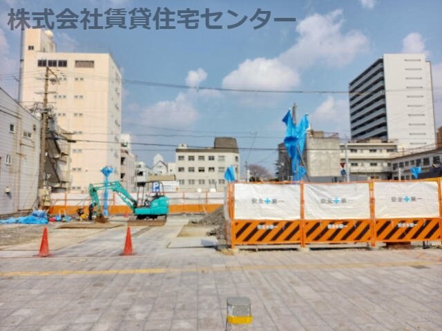 建築中 友田町店舗付き新築マンション