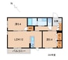 プロヌーブ下津野 2LDKの間取り