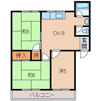 間取図 川端マンション