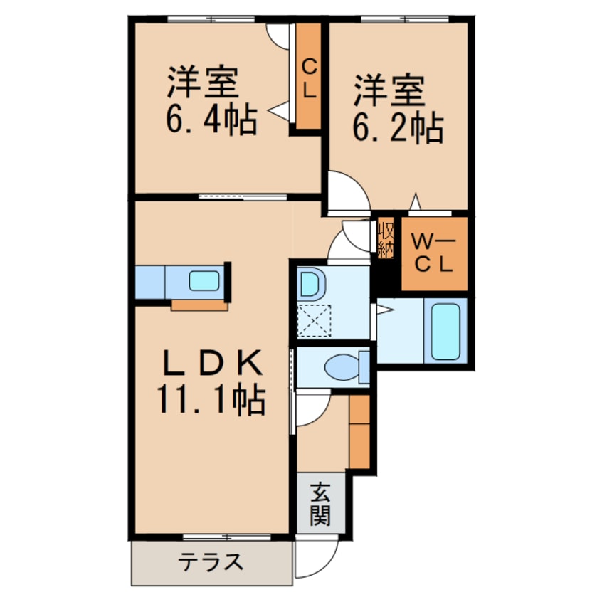 間取図 グリナージュガーデンＮ　Ⅱ