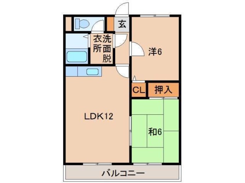 間取図 ベルハウス布施屋