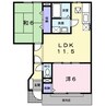 シャルマン2 2LDKの間取り