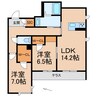 阪和線・羽衣線/和歌山駅 徒歩12分 1階 築浅 2LDKの間取り
