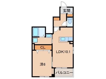 間取図 グランデ・フォルテW