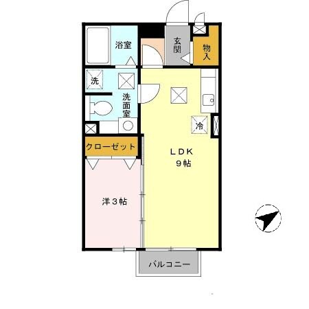 間取り図 きのくに線・紀勢本線/紀三井寺駅 徒歩1分 1階 築20年