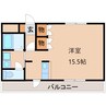グレイス花山 1Rの間取り